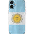 Argentina Flag Distressed iPhone 16 Plus Skin